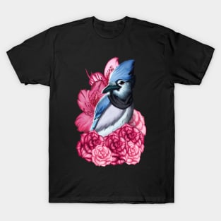 Scarfed Blue Jay T-Shirt